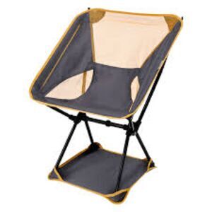 Portable Lightweight Camping Chair with Floor Stability Mat & Carry Bag w/Handle